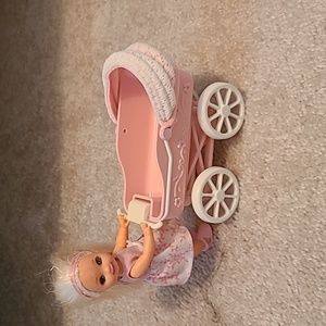 Barbie Kelly Doll Tiny Steps Stroller